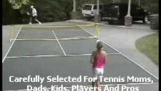 Ned's Mini Tennis Court System - Portable Net, Balls & Lines - Mansion Select