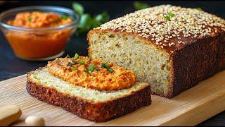 Wie man Linsenbrot von Grund auf herstellt. OHNE MEHL, ohne Kneten! In 5 Minuten für Gewichtsverlust