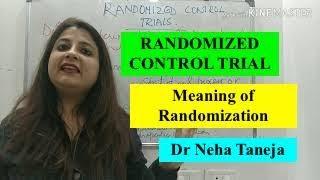 RANDOMIZED CONTROL TRIAL, Meaning of Randomization, Community Medicine tutorial,PSM lect,NEETPG,FMGE