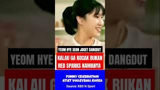 selebrasi kocak yeum hye seon | red sparks | mtv sport komedi