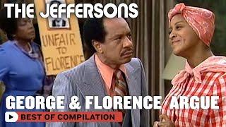 Top 5 Funniest Disagreements Between George And Florence | The Jeffersons