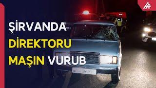 Şirvanda avtomobil 2 piyadanı vurub - APA TV