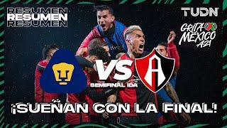 Resumen y goles | Pumas 0-1 Atlas | Grita México  AP2021 - Semifinal IDA | TUDN