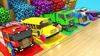 Color Bingo Song + Wheels On the Bus - Find a similar color - Baby Nursery Rhymes & Kids Songs