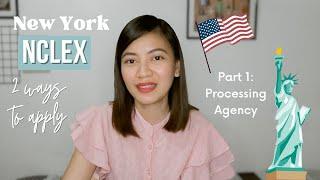 Easiest Way to apply for NCLEX - NYSED  | Part 1: Processing Agency