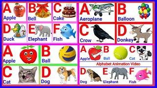 10 Viral video alphabet,a for apple b for ball,alphabet,abcd,ABCDEF,phonics sounds,part187