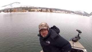 Winter Brown Trout on Hauser Lake