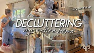 DECLUTTERING OUR ENTIRE HOME | organizing, simplifying, & refreshing our home *very satisfying*