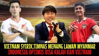 VIETNAM SYIRIK,Timnas Indonesia Hanya Tersenyum Saat Di Ancam Striker Vietnam,STY Bikin Baper