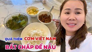 Quá Thèm Đồ Ăn Việt Nên Dù Nhà Bừa Bộn Vẫn Phải Lăn Vào Bếp Nấu Tạm Bữa Cơm Chiều | Đến Mỹ Cùng Mai