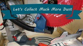 Better Miter Saw Dust Collection, Really