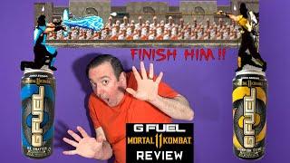 GFuel Mortal Kombat Energy Drink Review. Ice Shatter and Scorpion Sting Mortal Kombat GFuels!