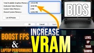 How to Increase GPU VRAM in HP Laptop | Boost Your Gaming Performance | Hp Laptop