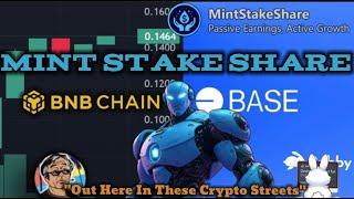 MINT STAKE SHARE | Earn 2% DAILY & Withdraw 1% Daily: $400+ Per Day!! Minting On BASE Begins TODAY!!