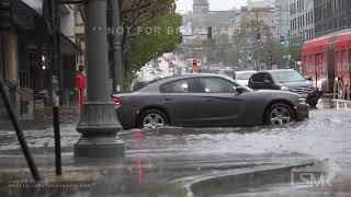 11-22-2024 San Francisco, California - Heavy Rain Triggers Flash Flooding - Drone