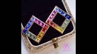 18K Rainbow diamond jewellery@SK Design Jewellery