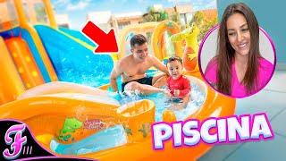 PRIMEIRA VEZ DO RAVI NA PISCINA COM PLAYGROUND - Fran Japa