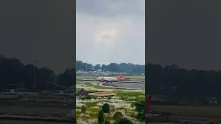 Air india on full speed for takeoff #planespotting