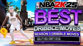 #1 FASTEST DRIBBLE MOVES & COMBOS in NBA 2K25! BEST DRIBBLE MOVES & ANIMATIONS SEASON 3 NBA 2K25!