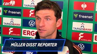 Müller vs. Reporter: Die hitzigsten Wort-Gefechte