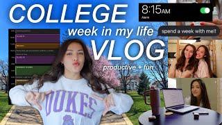 PRODUCTIVE COLLEGE WEEK IN THE LIFE | james madison university