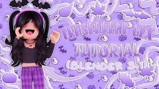 Trasparent Gfx tutorial (Blender 3.1) || @ItzGamerSabrina