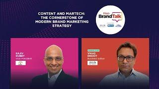 Content and Martech: Key to Modern Brand Marketing | Rajiv Dubey & Vikas Dhoot  Pitch BrandTalk 2024