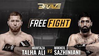 FREE MMA Fight | Murtaza Talha Ali VS Mikheil Sazhiniani | BRAVE CF 57