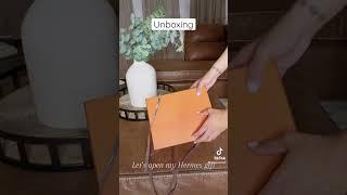 Let’s open my #Hermes gift! #unboxing #luxury #asmr #luxurylifestyle #designer #fashion #gift #fyp