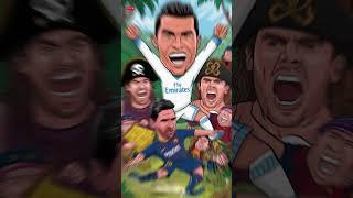 Can Ronaldo & Messi Outsmart the Jungle Pirates? #ronaldo #messi #football #shorts