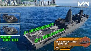 NEW Ship! USS San Antonio (LPD-17) Overview and Gameplay | Better Than JS Katori? | Modern Warship