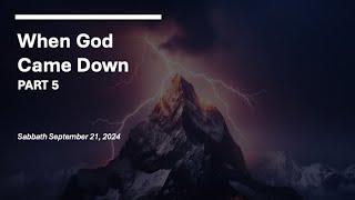 When God Came Down PART V - Dr Shion O'Connor