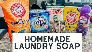 HOMEMADE LAUNDRY DETERGENT || Cost effective || Lasts for a year || Easy recipe