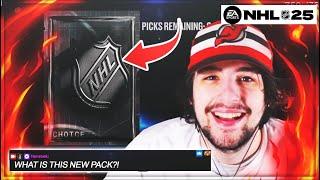 OPENING THE NEW NHL PLAYERS CHOICE PACK WHAT IS THIS?? IN NHL 25 HUT