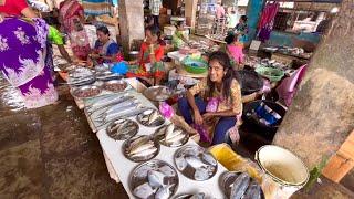 म्हसळा मार्केट ला आलिय जाम मच्छी | Raigad Mhasala Fish Market |  Konkan Fishing