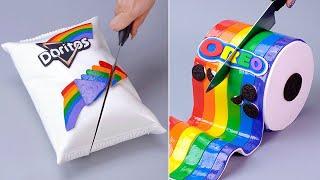 Making Hyper Realistic 3D Cake Recipes | Homemade Colorful Cake Decorating Idea