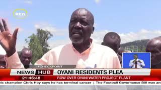 A section of Migori residents call for compensation due to losses caused by Oyani water project