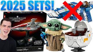 MORE NEW LEGO STAR WARS 2025 Set Pictures & BAD NEWS for Plo Koon's Starfighter!