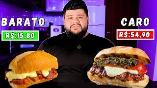 Pão com Linguiça Caro vs Barato