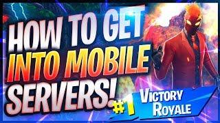 HOW TO GET INTO MOBILE SERVERS WHILE ON CONSOLE!! EASIEST LOBBIES TO WIN ON FORTNITE!!