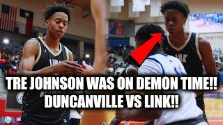 Duncanville vs Link Academy Tre Johnson Takes Over Dallas Kayden Edwards best guard in Dallas!