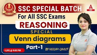 SSC CGL/ SSC CHSL/ SSC MTS | Venn diagrams  | Reasoning by Neelam Gahlot