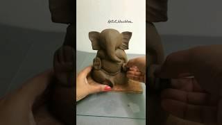 Ecofriendly Ganesh idol making at home#youtubeshorts #shorts #ganeshidol #diy