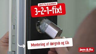 Udskiftning af lås og dørhåndtag. Hvordan monterer du nyt? Lær det her