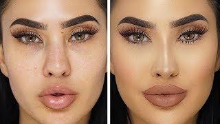 HOW TO FAKE A NOSE JOB / NOSE CONTOUR TUTORIAL | BRITTANYBEARMAKEUP