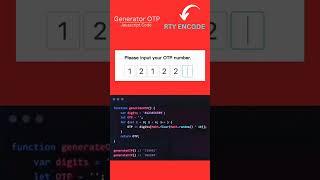 Short Code For OTP Generator #otp #codes #sms #shorts