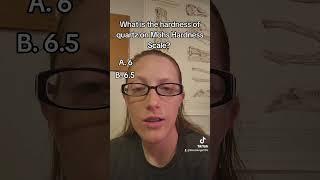 Do you know the hardness of quartz?