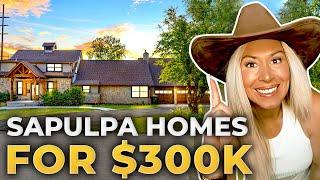 What $300K Gets You In SAPULPA OKLAHOMA: .65 Acres Of Farmhouse Living Near Tulsa Oklahoma