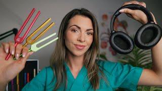 [ASMR] Hearing Exam: Your MOST Favourite Tests (Tuning Forks, Beep Tests, Competing Phrases) 