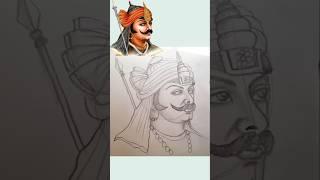 Maharana Pratap drawing #drawing